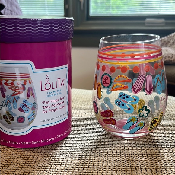 Lolita Verre de vin 50 ° Aniversario, 22.5 cm, Multicolore, 18 x